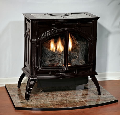 White Mountain Hearth VFD30CC Cast Iron Ventless Gas Stove with