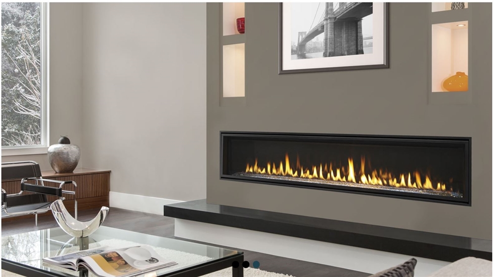 Majestic Direct Vent Gas Fireplace Meridian Platinum