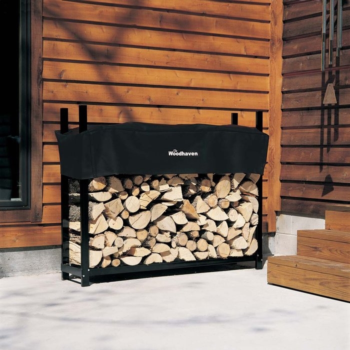 4 ft firewood discount rack